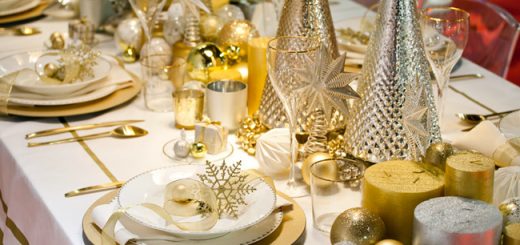 новогодний стол