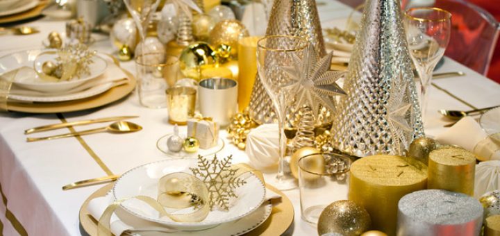 новогодний стол