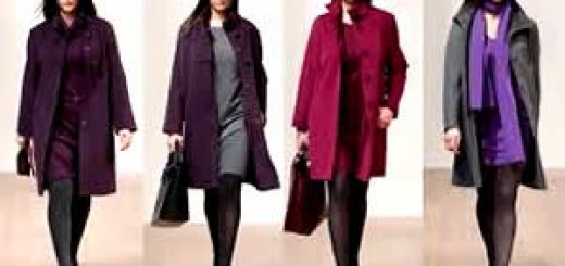 осенняя мода для полных